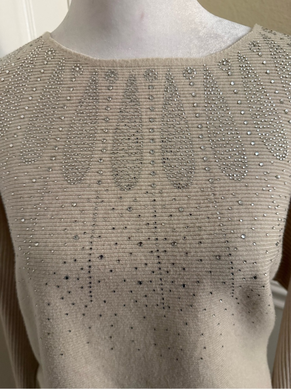 Embellished Knit Sweater